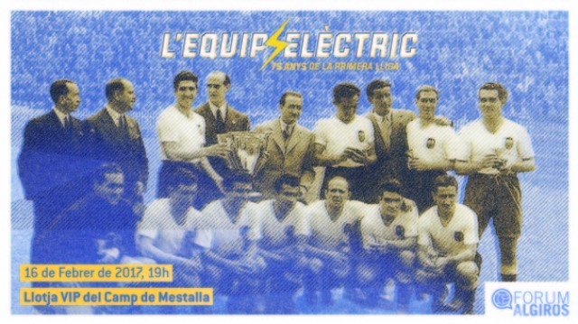 El Fórum Algirós conmemora los 75 años de la primera Liga del Valencia