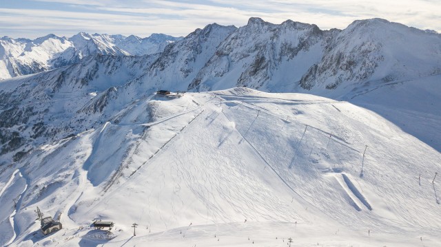 Sol y niveles épicos de nieve, esta semana en el Pirineo francés