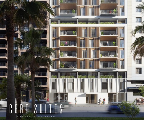 Intur desembarca en València con Core Suites, un edificio de apartamentos turísticos 'premium' 