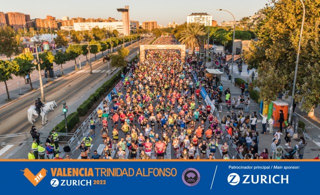 Zurich Seguros se suma a Trinidad Alfonso para dar nombre al Medio Maratón
Valencia