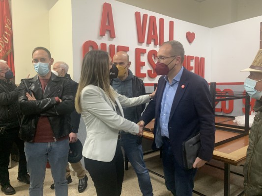 Blanch anuncia en la Vall la creación de una secretaría de búsqueda de talento