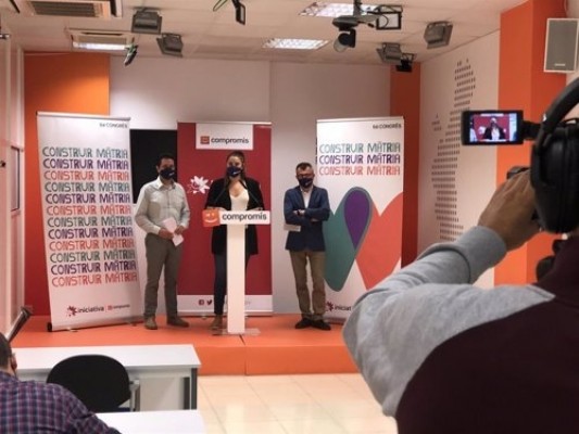 Iniciativa-Compromís aplaza su Congreso hasta el 26 de febrero por la alta incidencia de la pandemia