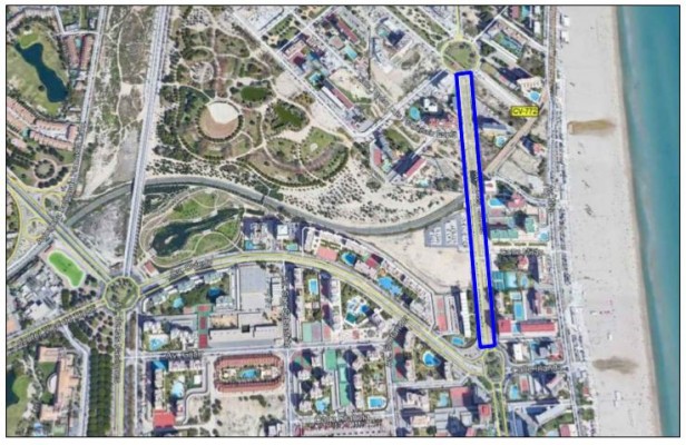 Alicante autoriza el ajardinamiento de la mediana de la avenida Costa Blanca