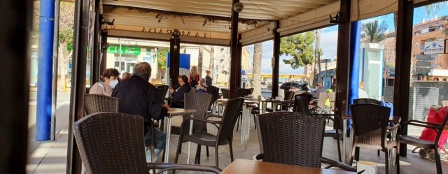 Alcantarilla se suma a la exención del pago de terrazas a los hosteleros hasta junio