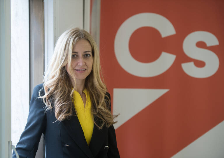 La secretaria de Organización de Cs en la Comunitat, Teresa Ortiz. Foto: RAFA MOLINA - 