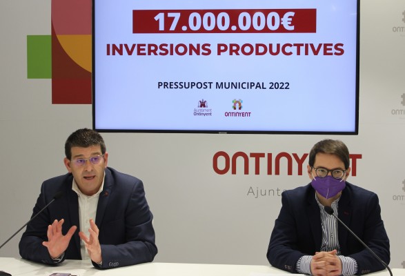 Ontinyent destina 17 millones de euros en inversiones con cuatro ejes principales para 2022