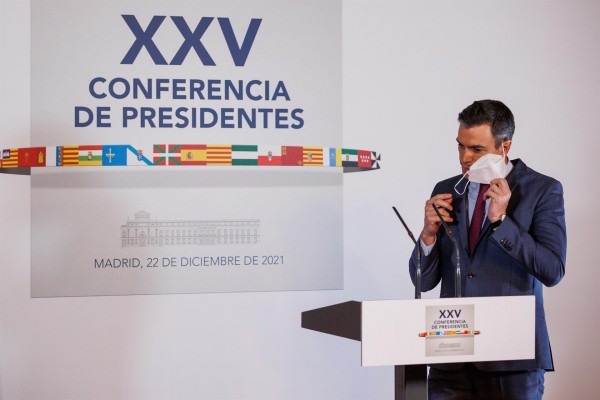 Sánchez convocará otra Conferencia de Presidentes telemática este mes para abordar la sexta ola