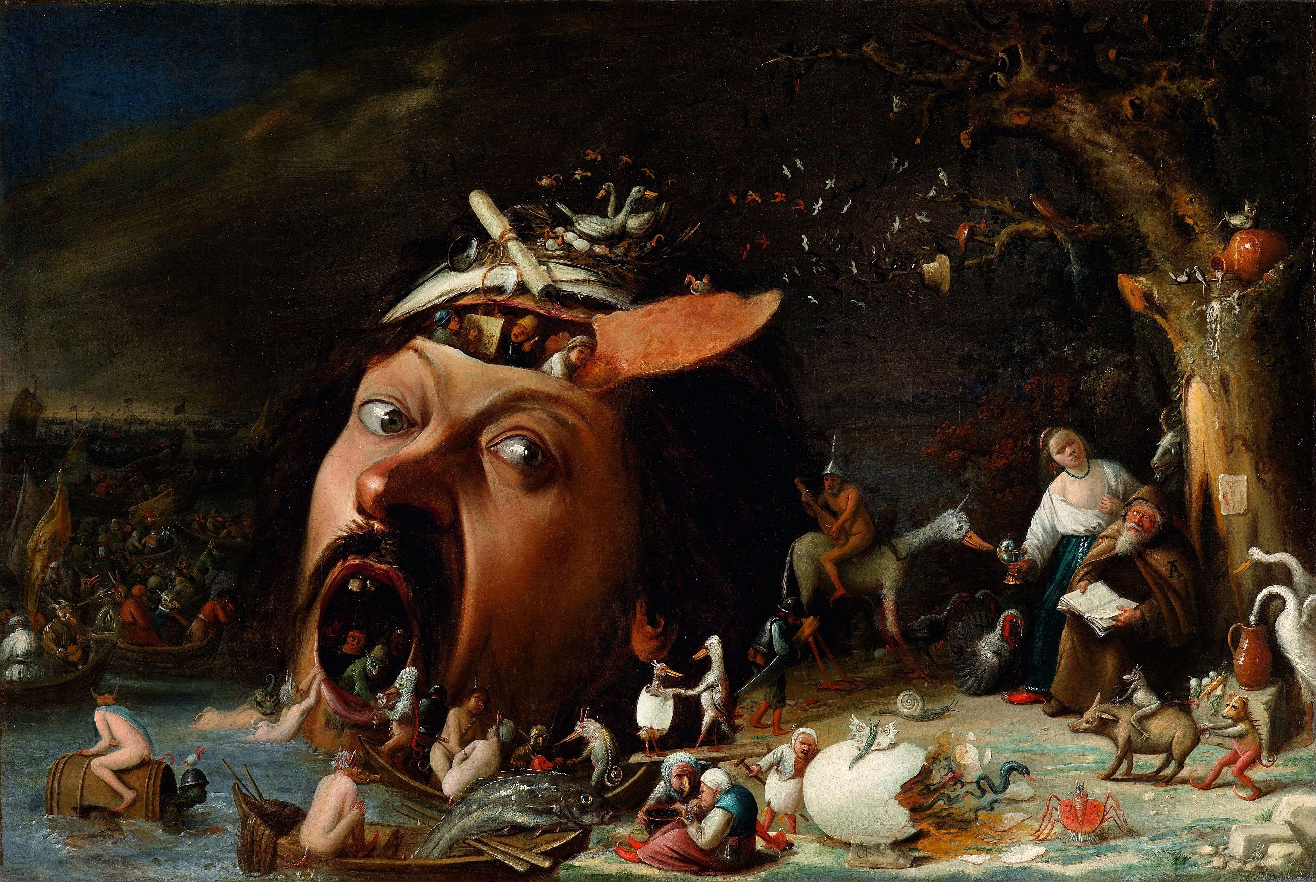 Las tentaciones de San Antonio (Joos van Craesbeeck) - 