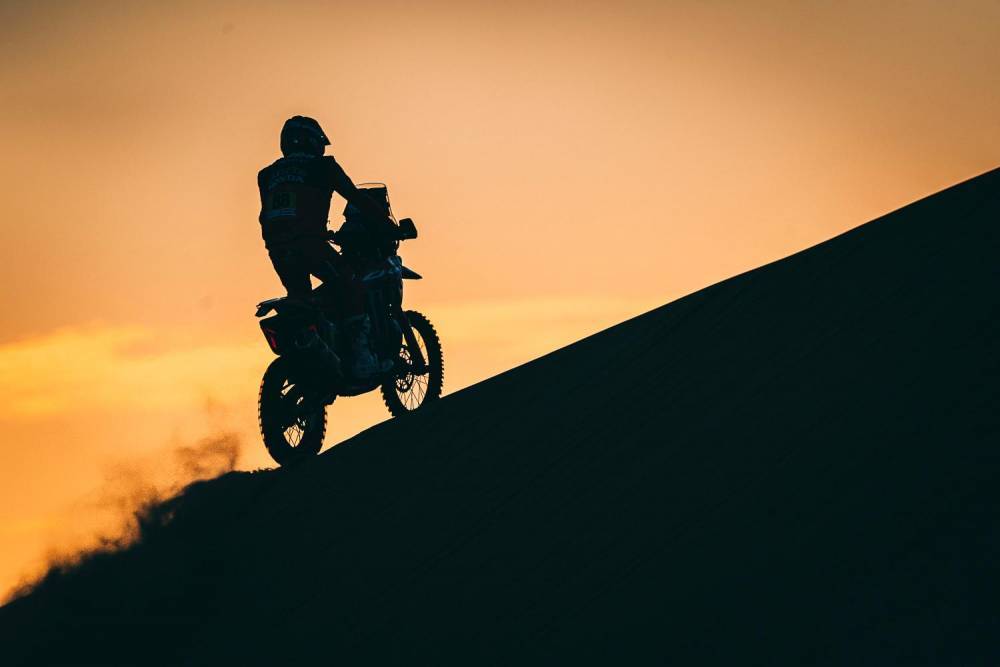 Barreda, durante la octava etapa. Foto: ASO/Horacio Cabilla - 