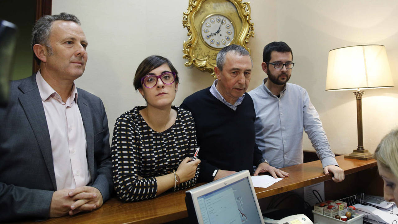 Diputados de Compromís en el Congreso. Foto: EFE - 