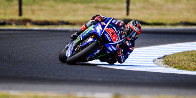 Viñales eleva su nivel y domina con autoridad la segunda jornada de test en Phillip Island