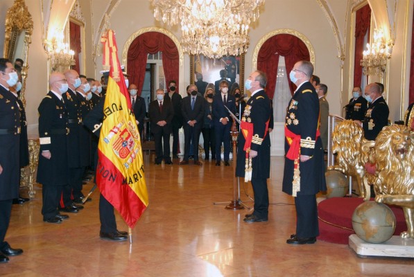 La Pascua Militar se celebra en Cartagena sin el tradicional desfile por las medidas anticovid