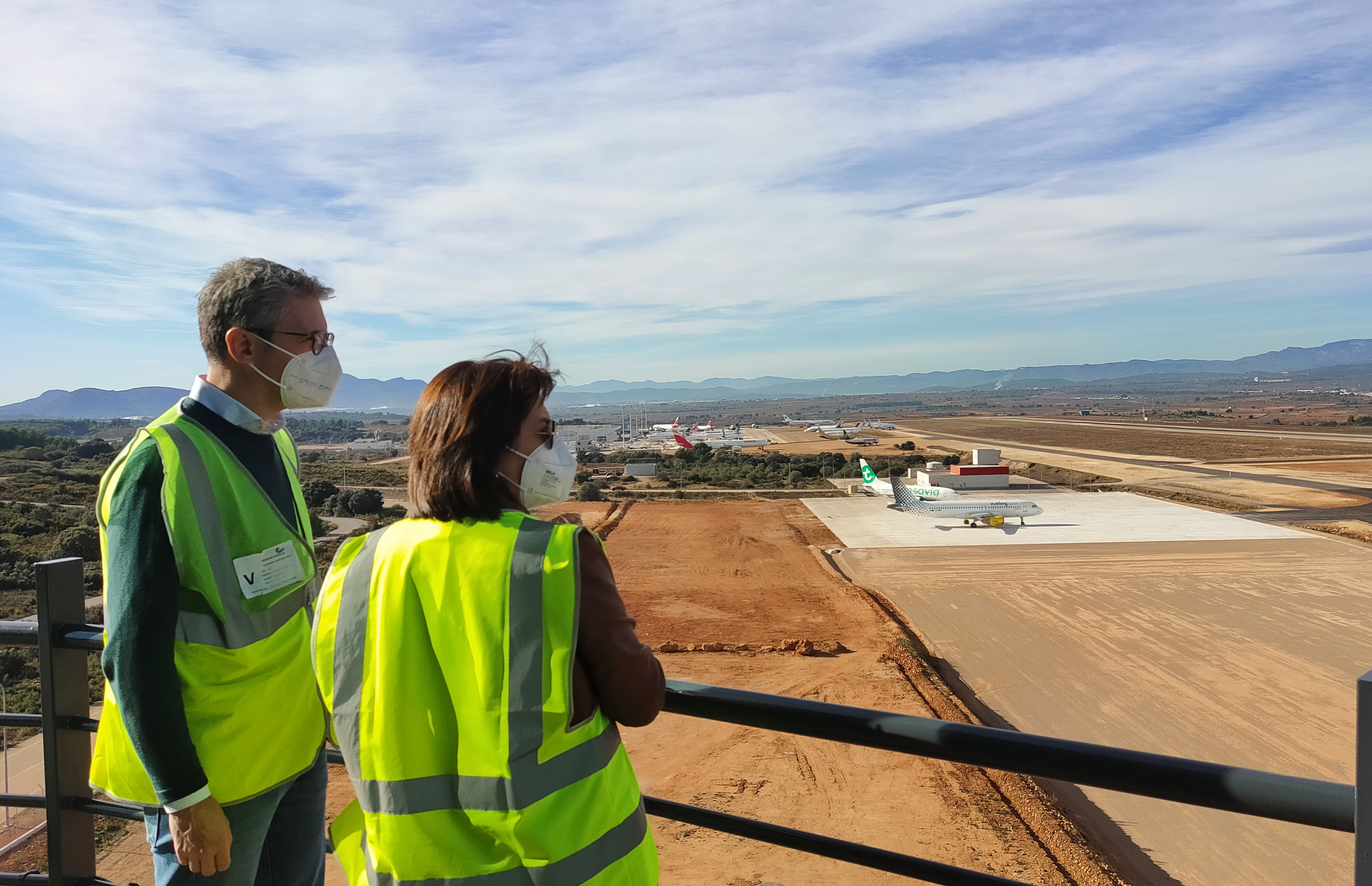 El aeropuerto de Castellón culmina la plataforma industrial y trasladará la actividad logística