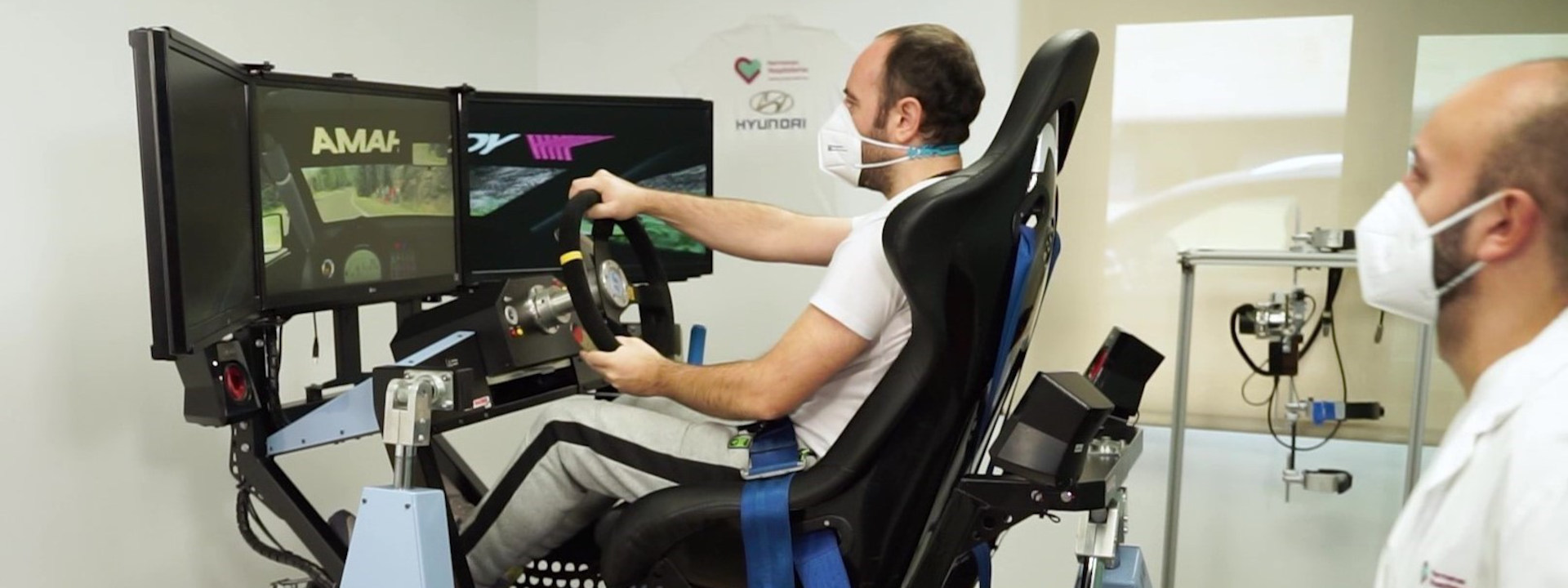 El simulador de carreras de Hyundai
