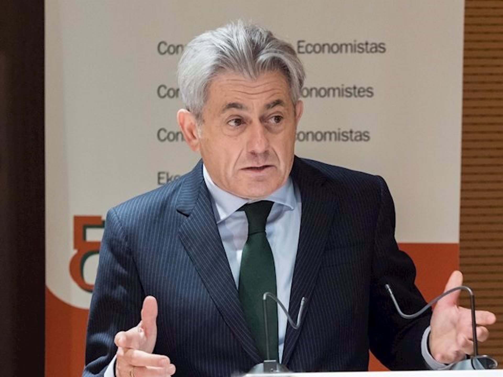 El presidente del Consejo General de Economistas, Valentí Pich. - 