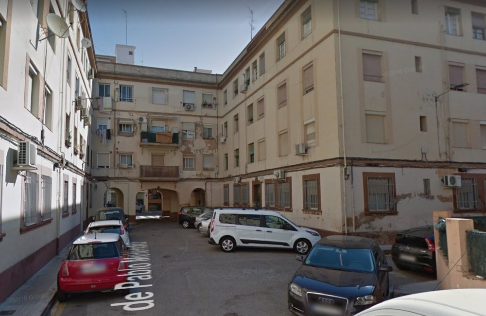 Grupo de viviendas Virgen de los Desamparados, en València. Foto: GOOGLE MAPS - 