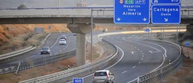 La autopista AP-7 Cartagena-Alicante estrena el 2022 con una subida del peaje del 3%