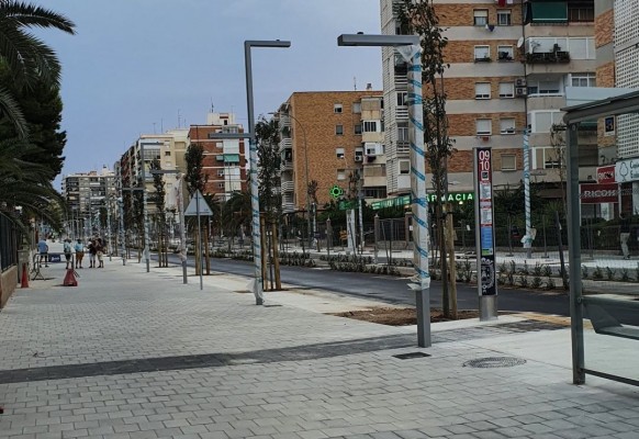 Alicante exhibe la ejecución de obras de renovación urbana por valor de 18,3 millones en 2021