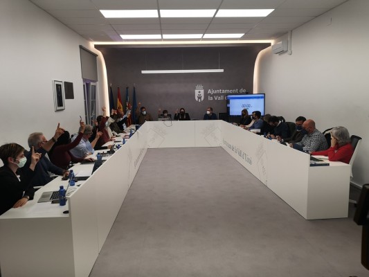La Vall aprueba un presupuesto con 34,6 millones y aumenta la inversión en 4,7 millones para 2022