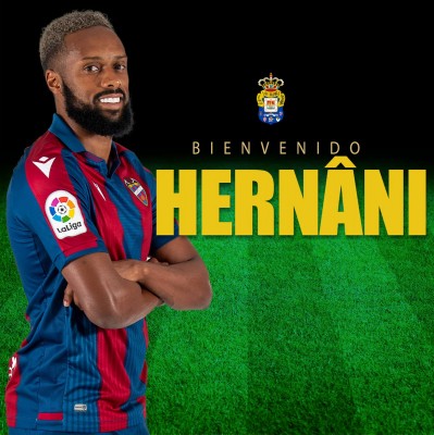Hernani vuelve a España para jugar en Las Palmas