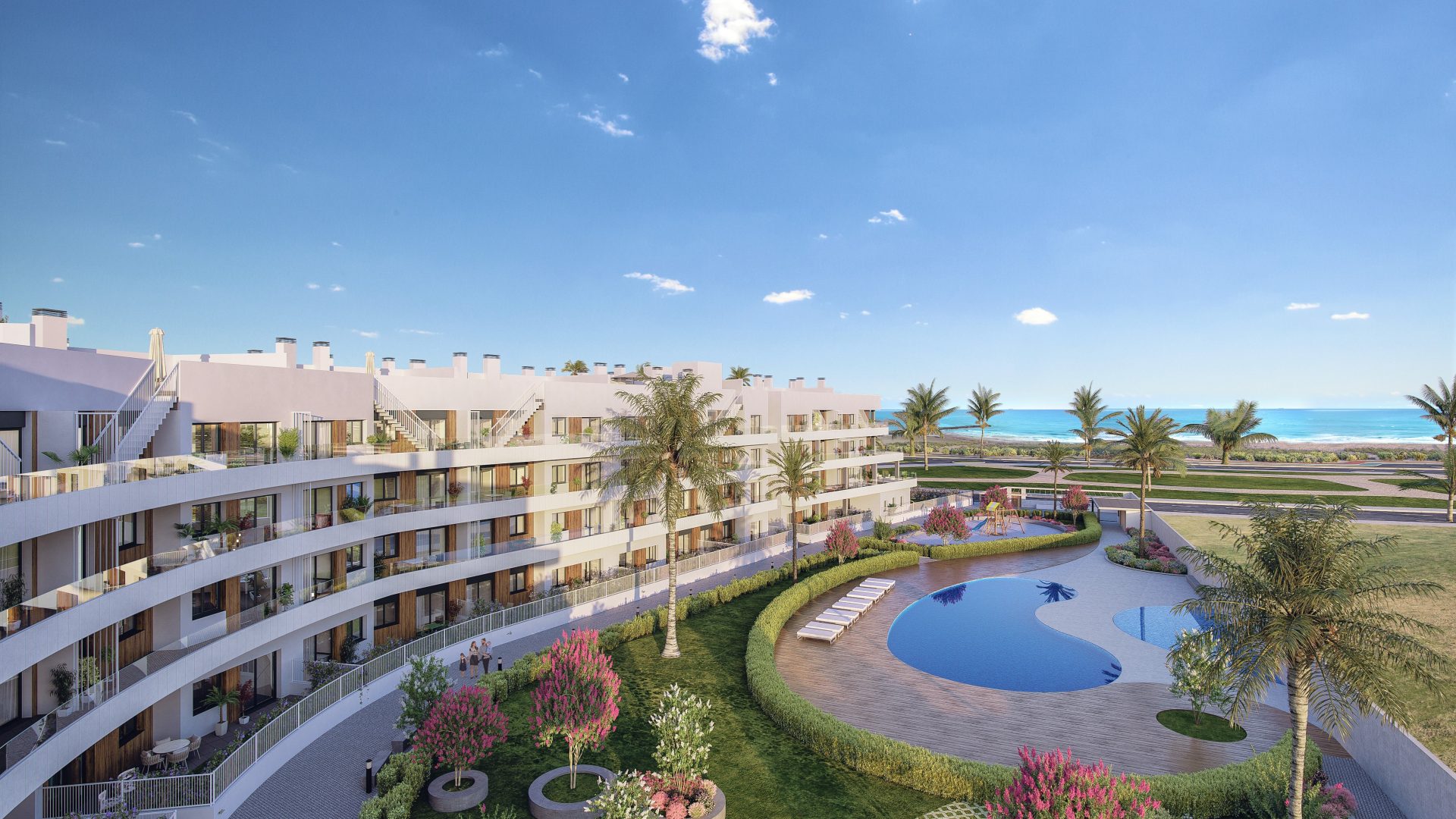 Castelló urbaniza un gran solar para construir 72 apartamentos en primera línea del Serradal 