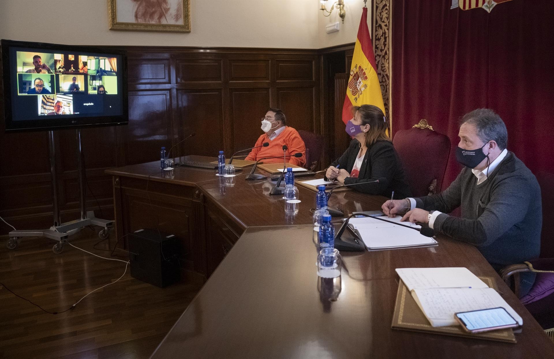 La plantilla de la Diputación volverá a teletrabajar un día a la semana a partir de enero