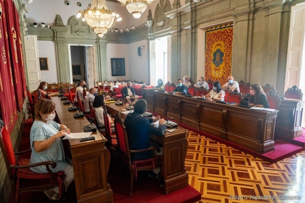 La sexta ola obliga al Ayuntamiento de Cartagena a celebrar un pleno semipresencial para las ordenanzas fiscales
