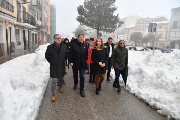 La Diputación organiza un dispositivo de respuesta ante posibles nevadas en el interior tras la Navidad 