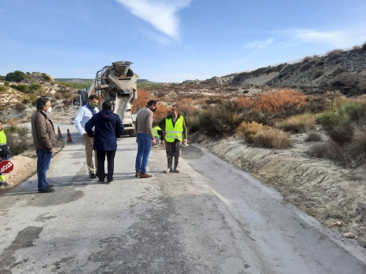La CARM renueva los caminos rurales de Cieza, Ulea, Santomera, Ojós y Ricote

