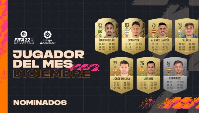 Hugo Duro, nominado a jugador del mes de diciembre en LaLiga