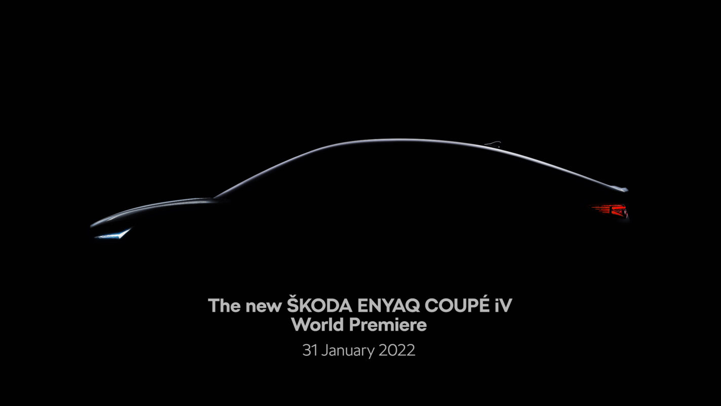 Škoda Enyaq Coupé iV: Estreno mundial el 31 de enero
