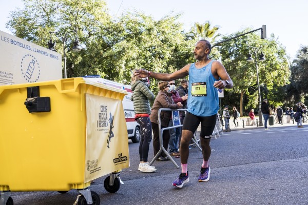 Maratón Valencia recicla junto a Ecoembes 
más de 11 toneladas de residuos
