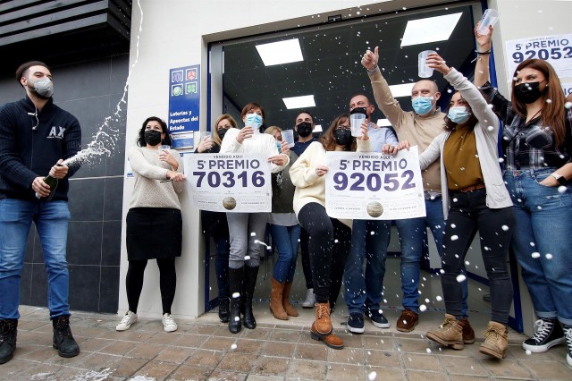 La Comunitat Valenciana, agraciada con 65,49 millones de euros en el Sorteo de Navidad