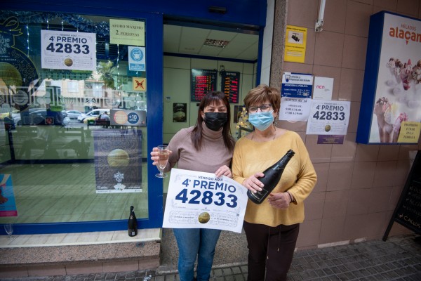 Alicante 'pellizca' los cuartos y los quintos: más de 12 millones y muy repartidos