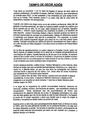 El contestano Rafa Valls se retira del ciclismo
