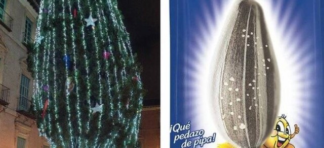 Pipas gratis a los pies del 'árbol-piponazo' de la Glorieta de Murcia: Grefusa responde con humor a los memes
