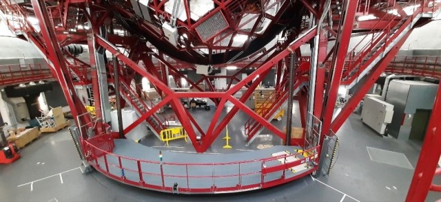 La empresa cartagenera Mecánicas Bolea pone a punto la plataforma HMP en la isla de La Palma para el Gran Telescopio de Canarias 