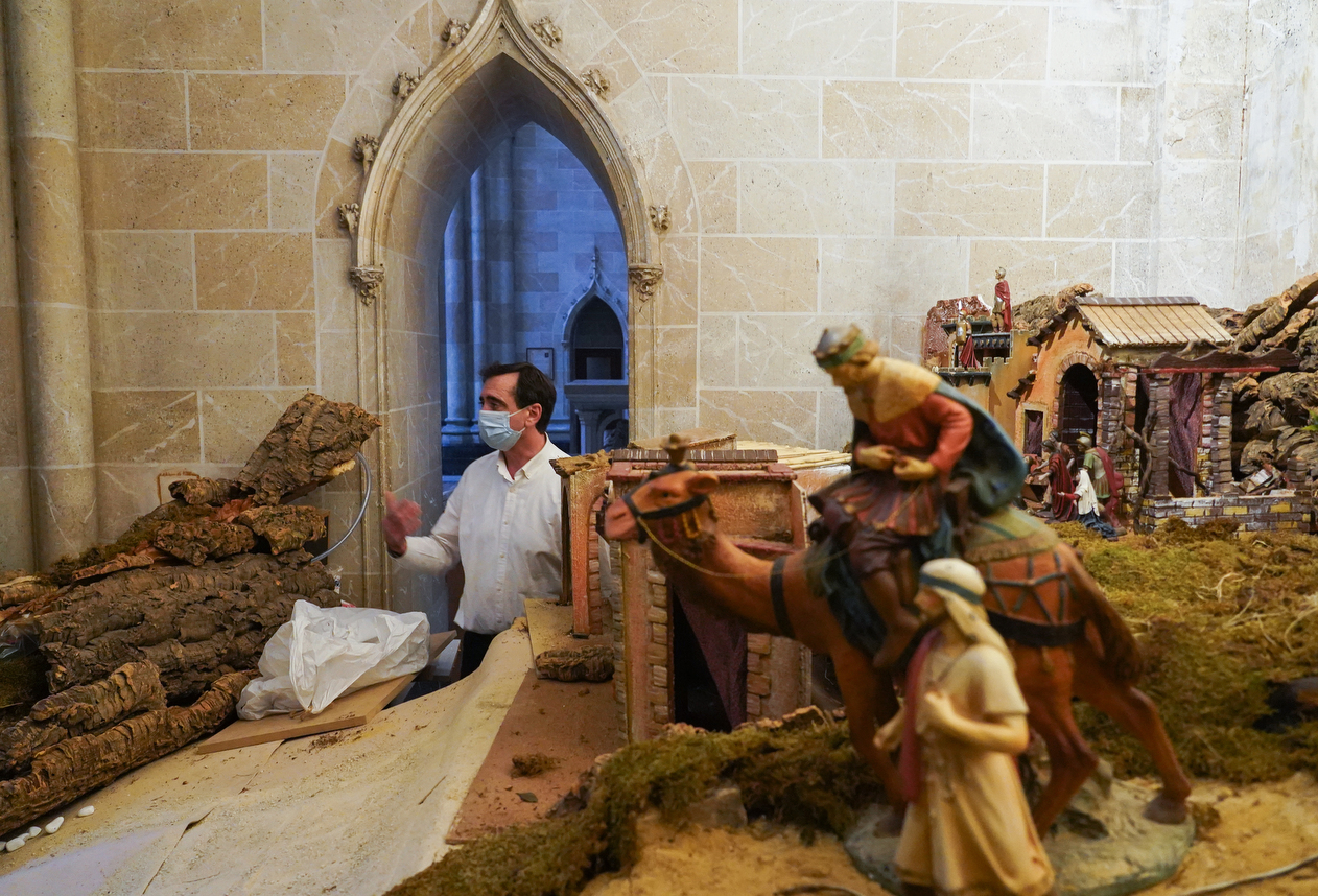 Con Francisco se armó el belén