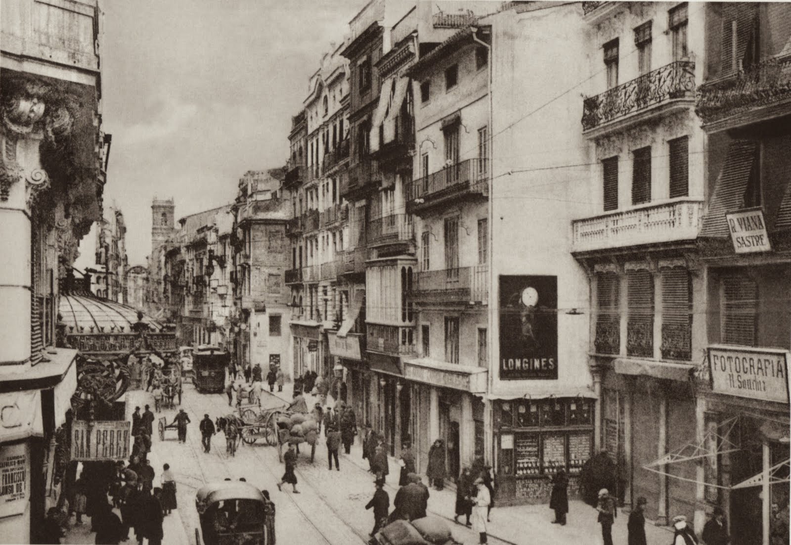  Calle San Vicente. Del blog “La Valencia desaparecida
