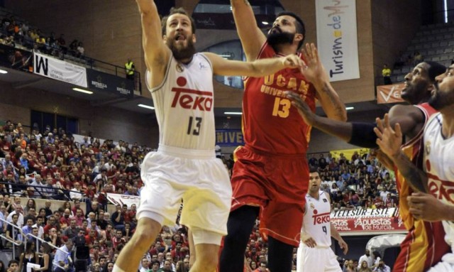 El UCAM CB sólo ganó cuatro de 46 partidos ligueros ante el Madrid y perdió los diez últimos