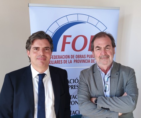 Javier Gisbert, de Gestaser, nuevo presidente de la Federación de Obra Pública de Alicante 