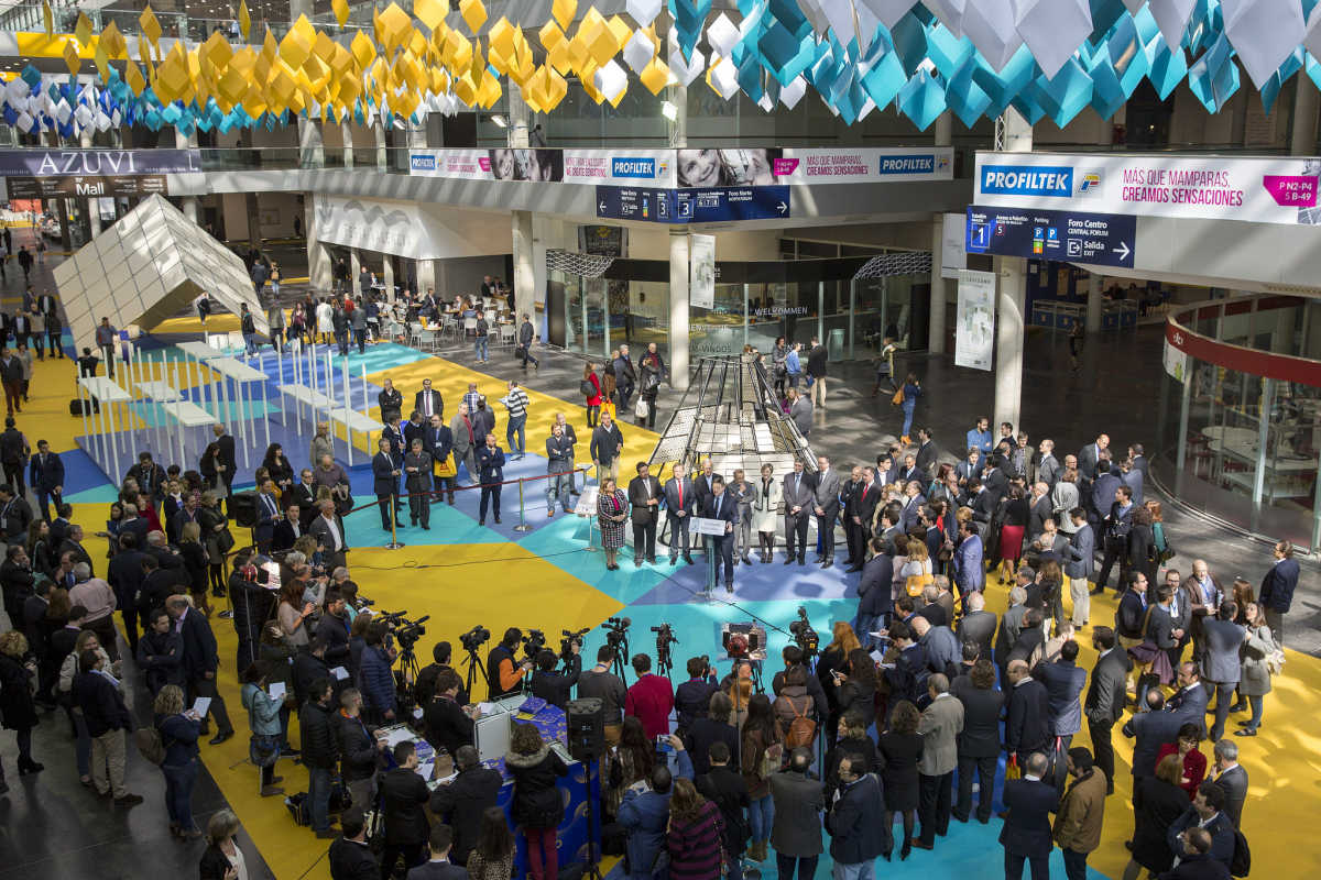 Uno de los expositores de Cevisama 2017. Foto: FERIA VALENCIA - 