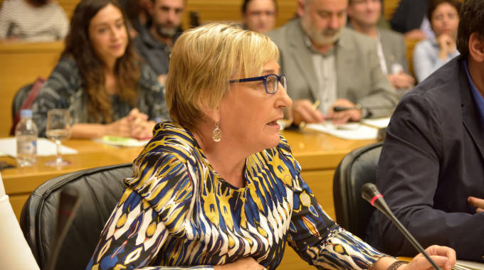 Ana Barceló, presidenta del grupo socialista en Les Corts  (Foto: EFE)  - 