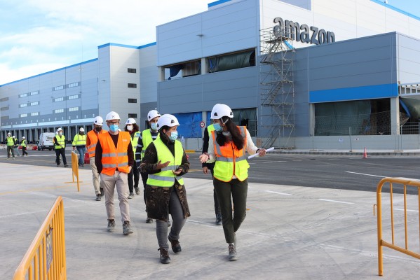 El megacentro logístico de Amazon ultima las obras para abrir en 2022