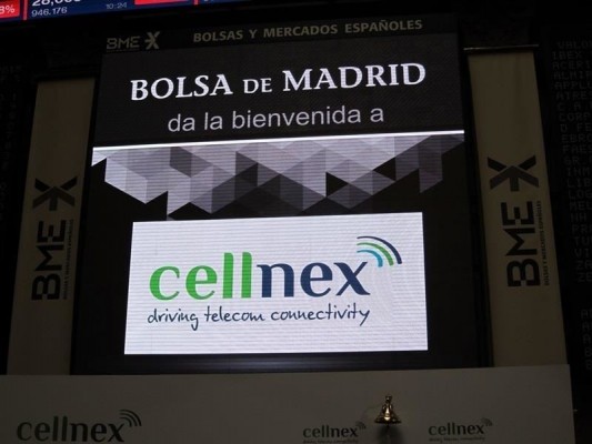 Cellnex anuncia el pago de su primer dividendo seis meses después de cotizar