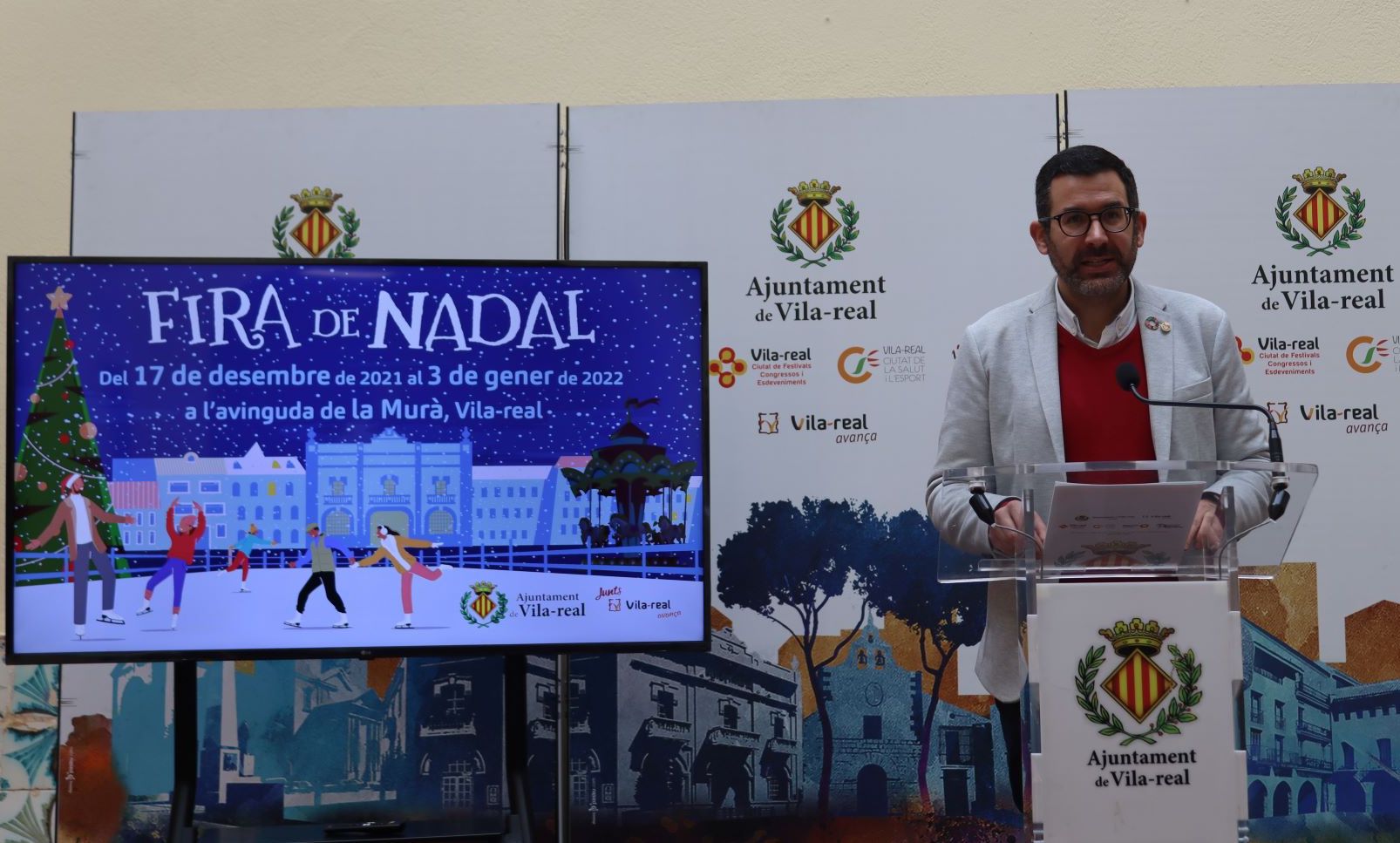 La Fira de Nadal de Vila-real comptarà amb jocs, animació i una pista de gel 