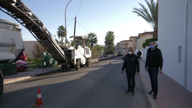 El Ayuntamiento de l'Alfàs amplía la red de pluviales de una de las zonas más céntricas del municipio
