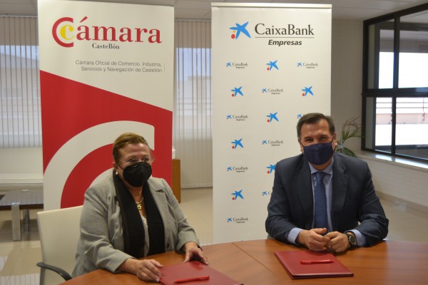 CaixaBank y la Cámara renuevan su colaboración para seguir impulsando a las empresas de Castellón