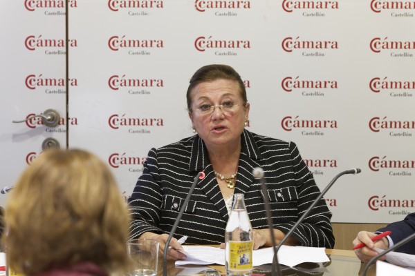 Dolores Guillamón elude hablar de su continuidad en la Cámara: 