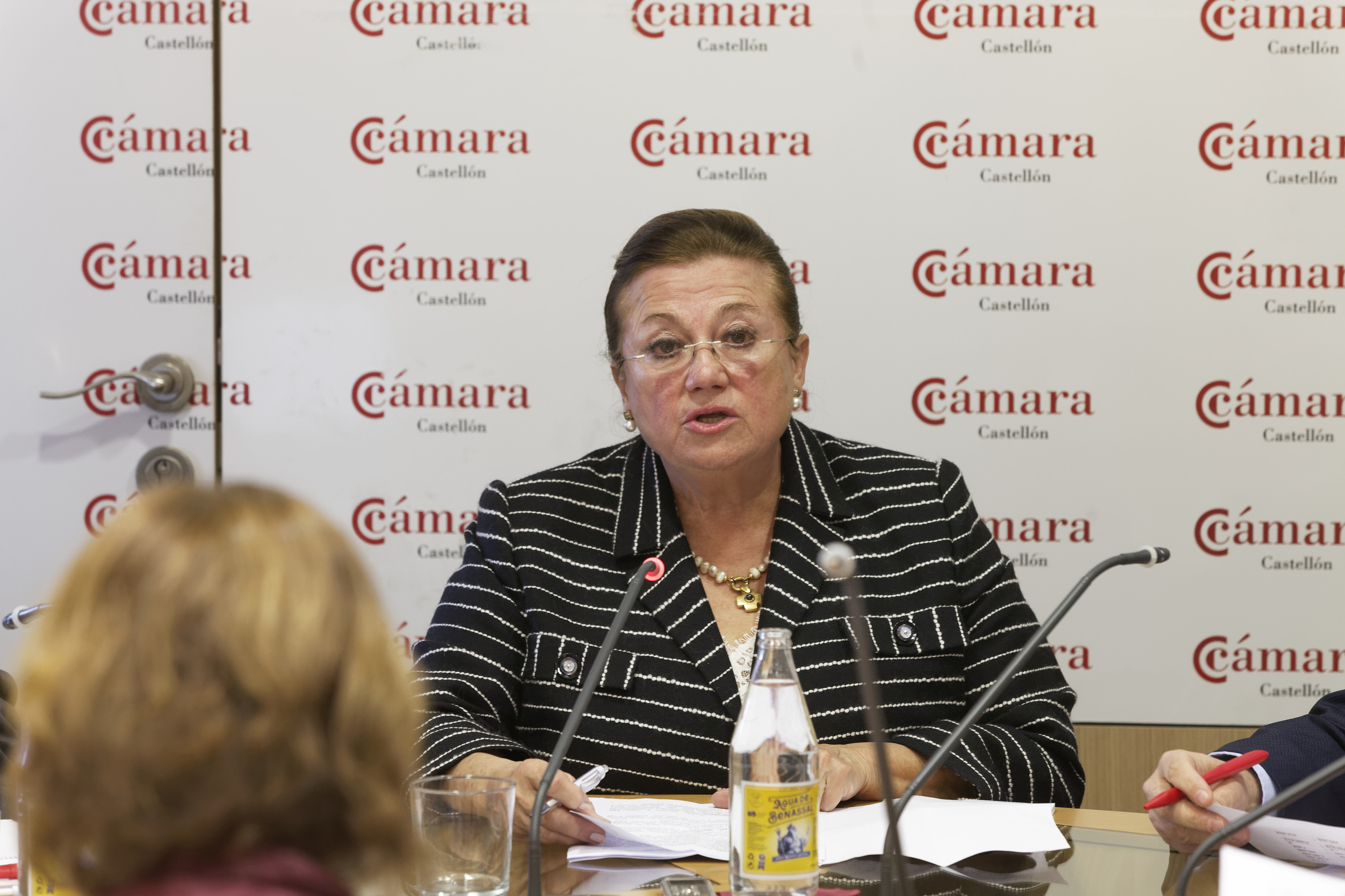 Dolores Guillamón elude hablar de su continuidad en la Cámara: 
